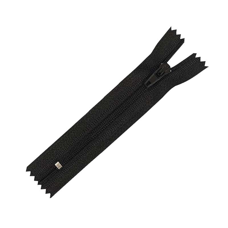 factory in stock whosales no.3 nylon zipper white black color for garment accessories 