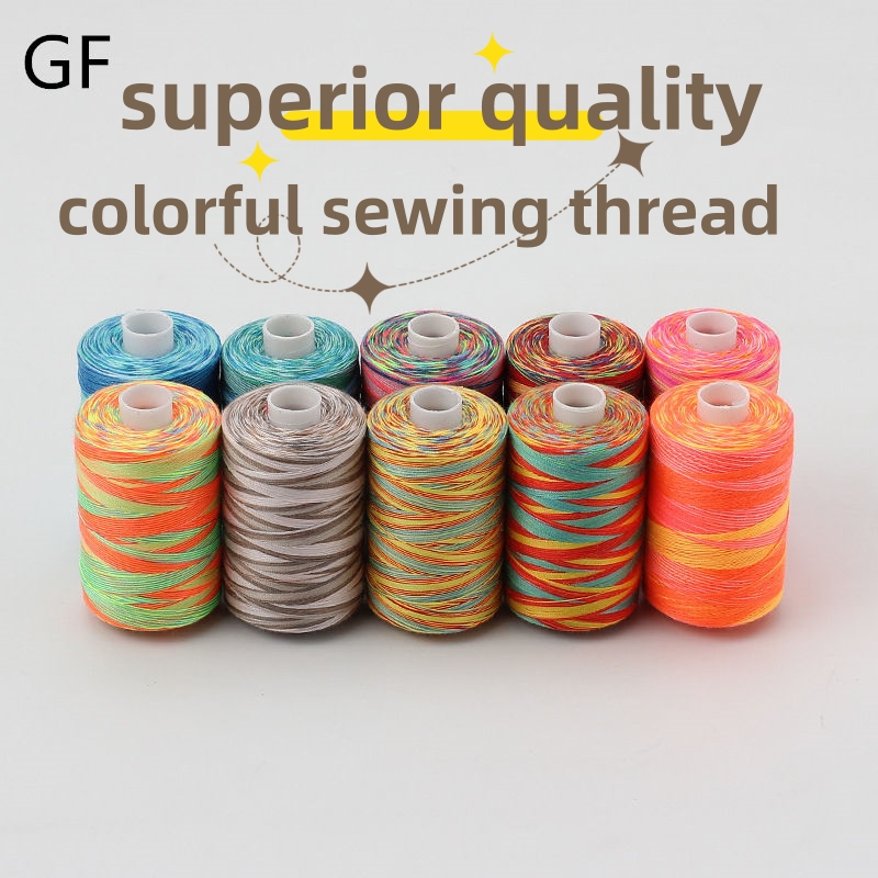 Wholesale Household 1000yards Per Spool Sewing Machine Thread 402 Colorful 100% Polyester Thread For Sewing