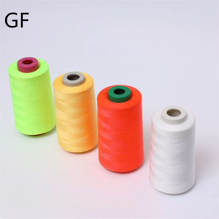 Factory direct sales of eco-friendly rayon long fiber multi colored embroidery  120D/2  thread  sewing thread 