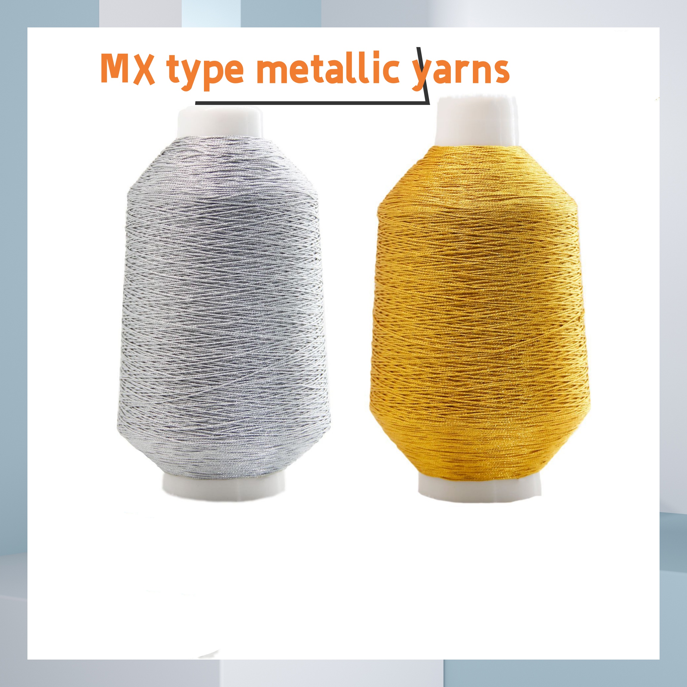 Wholesale MX Type Pure Metallic Golden Yarn Yarn Japanese Metallic Yarn