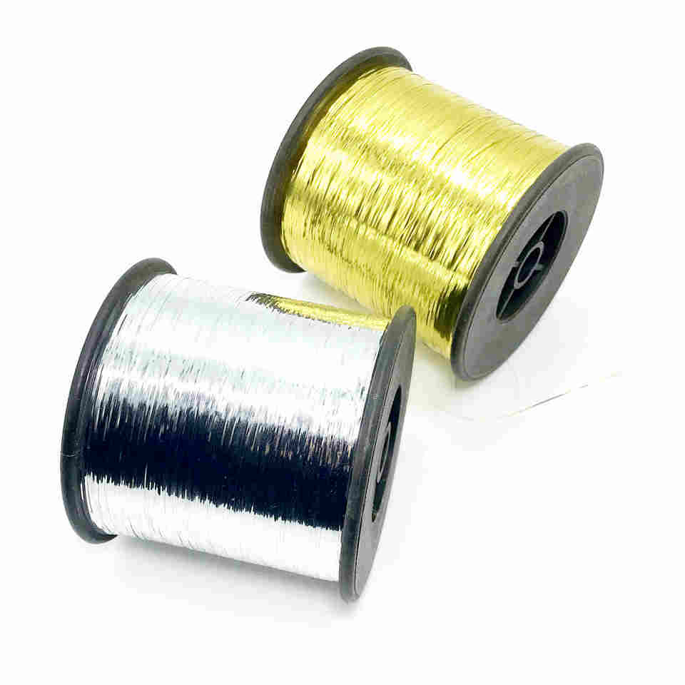 Good Quality Colorful M Type 100% Polyester Metallic Yarn 100g per spool Sewing Thread For Garment Accessories