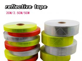 Factory PVC reflective  with bright cold clothes luggage back adhesive sewing reflective strip clothing reflective tape